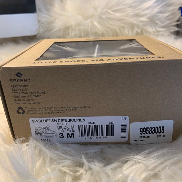 Infant/Toddler Sperry Bluefish Shoes. Size 3M - Picture 7 of 8